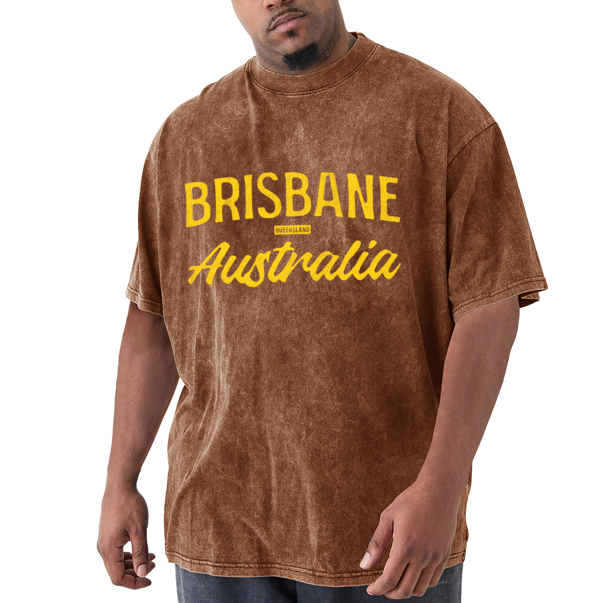 Brisbane Queensland Australia Vintage Athletic Font T-Shirt