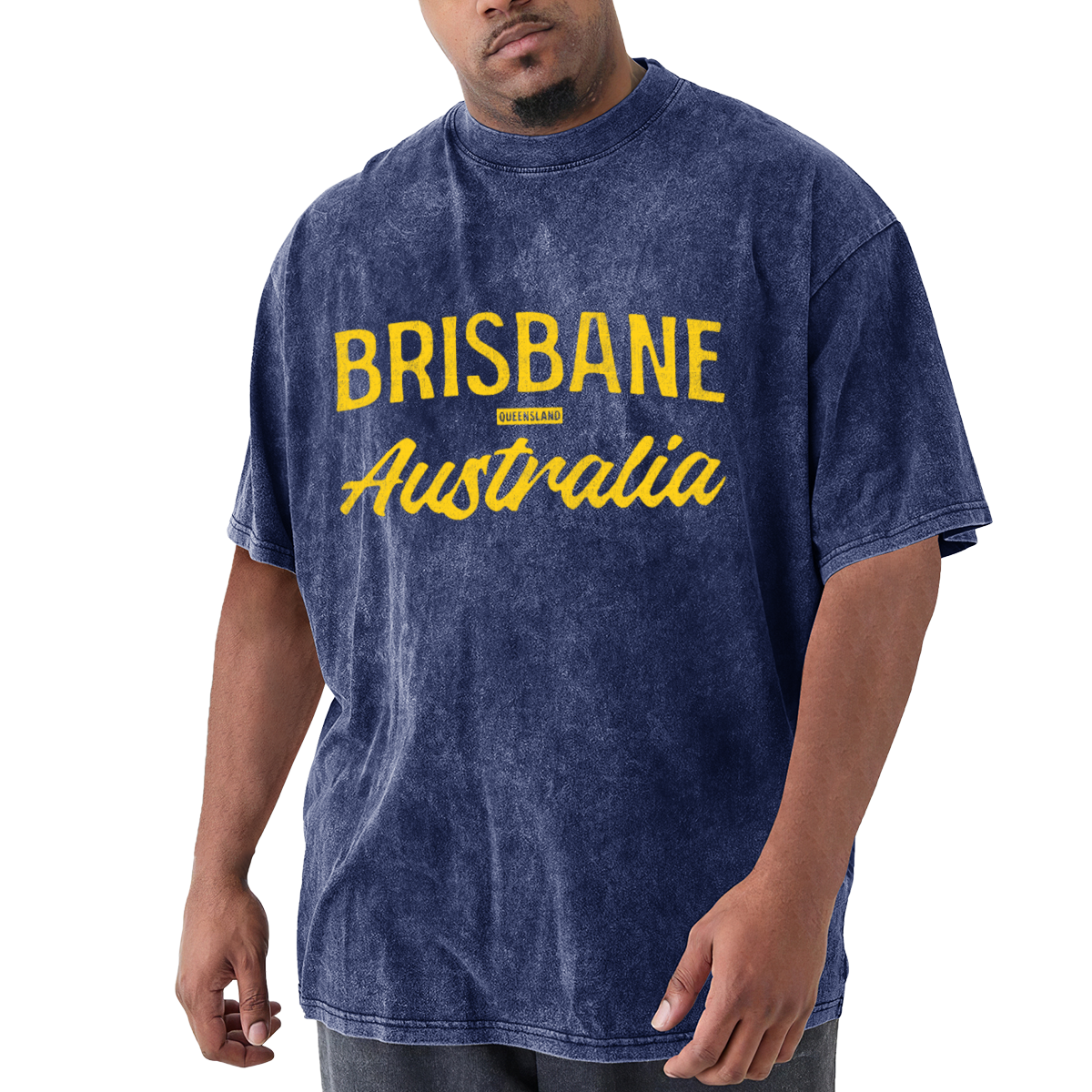 Brisbane Queensland Australia Vintage Athletic Font T-Shirt