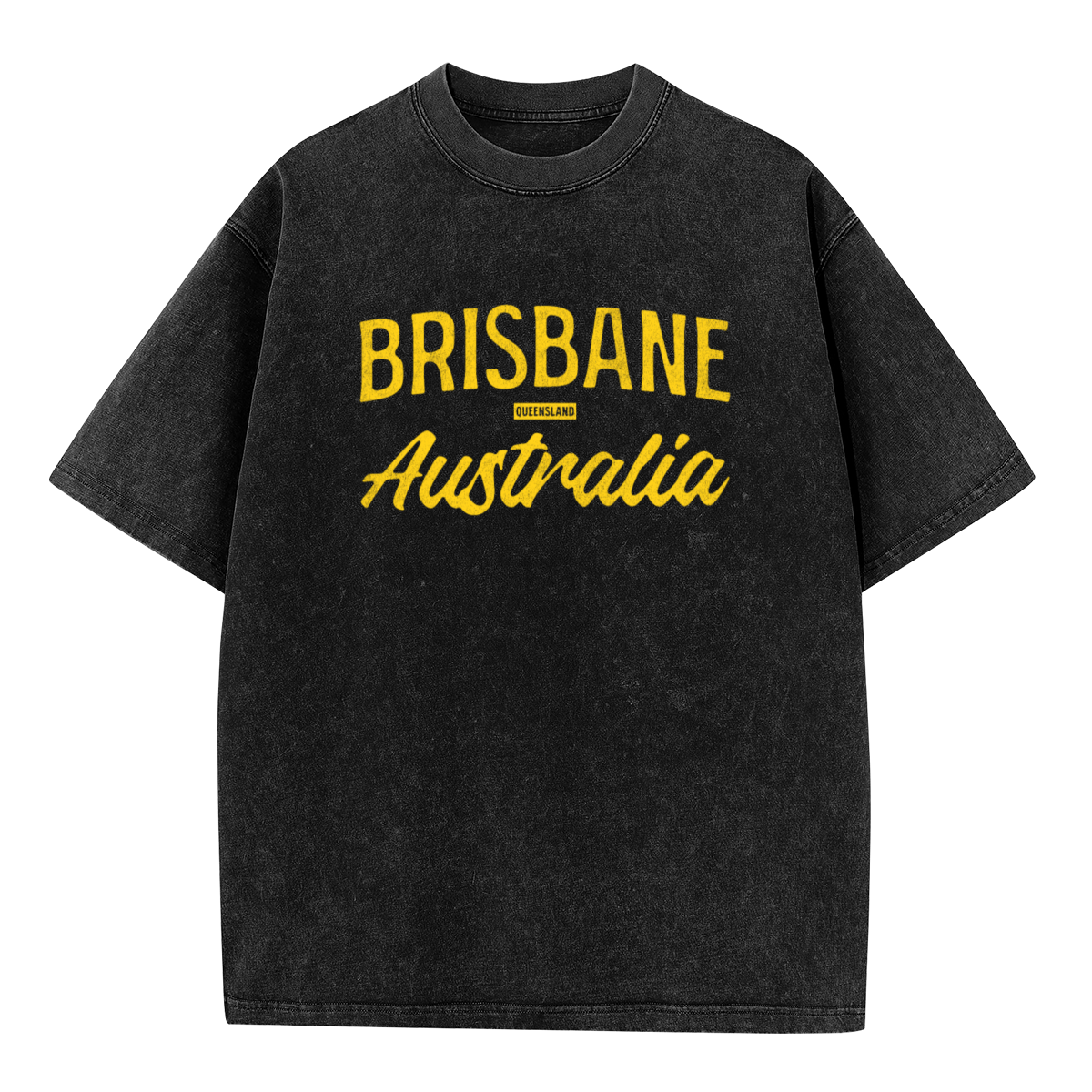Brisbane Queensland Australia Vintage Athletic Font T-Shirt