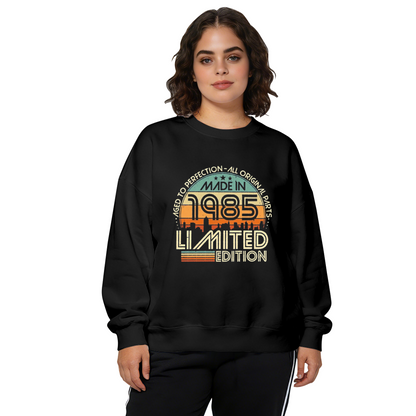Retro 1985 Limited Edition Vintage Sunset Crewneck Sweatshirt