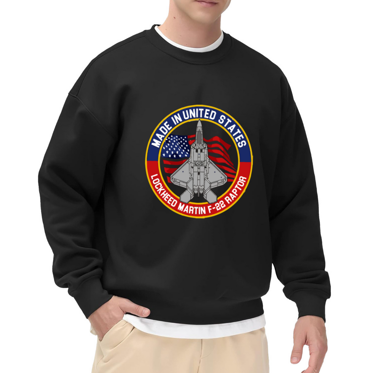 F?22 Raptor Lockheed Martin USA Air Force Crewneck Sweatshirt
