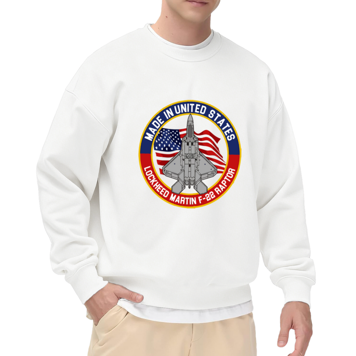 F?22 Raptor Lockheed Martin USA Air Force Crewneck Sweatshirt