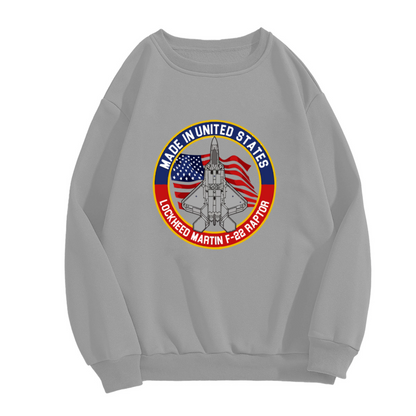 F?22 Raptor Lockheed Martin USA Air Force Crewneck Sweatshirt