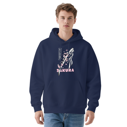 Sakura Samurai Katana Japanese Streetwear Hoodie