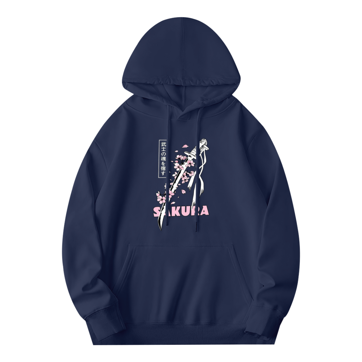 Sakura Samurai Katana Japanese Streetwear Hoodie