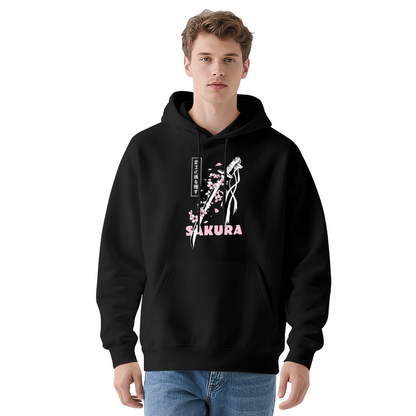 Sakura Samurai Katana Japanese Streetwear Hoodie