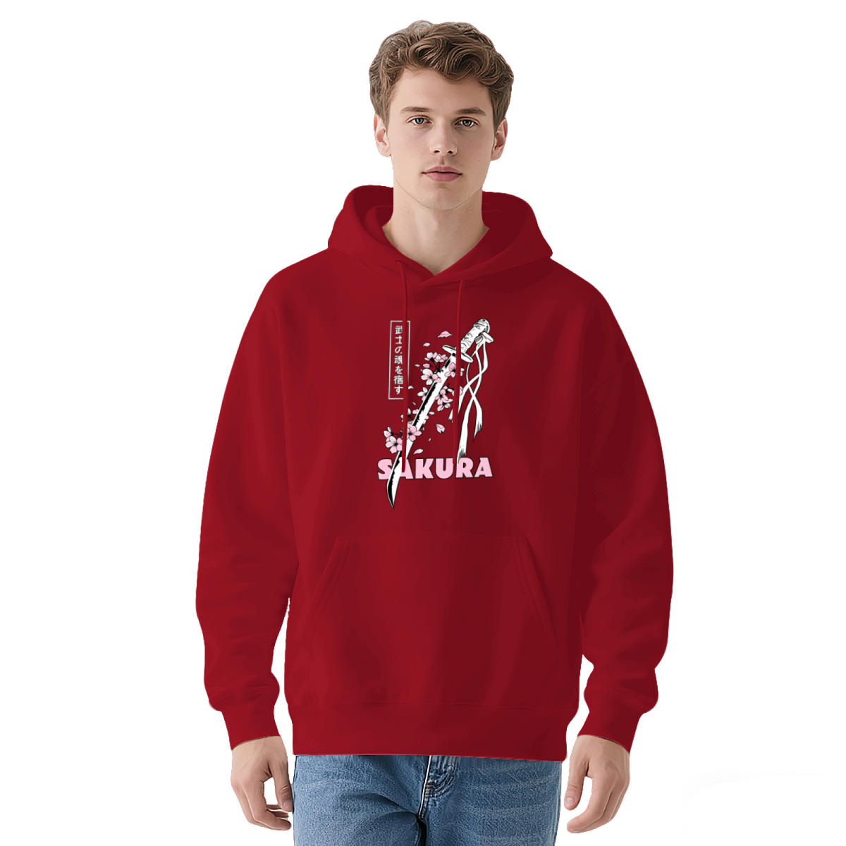 Sakura Samurai Katana Japanese Streetwear Hoodie