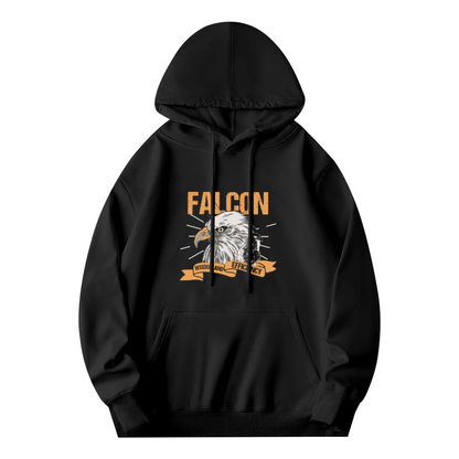 Falcon Eagle Wisdom And Efficiency Vintage Hoodie, Men¡¯s Cool Comfort Street Pullover