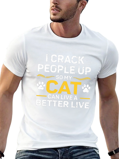 I Crack People Up Cat T-Shirt