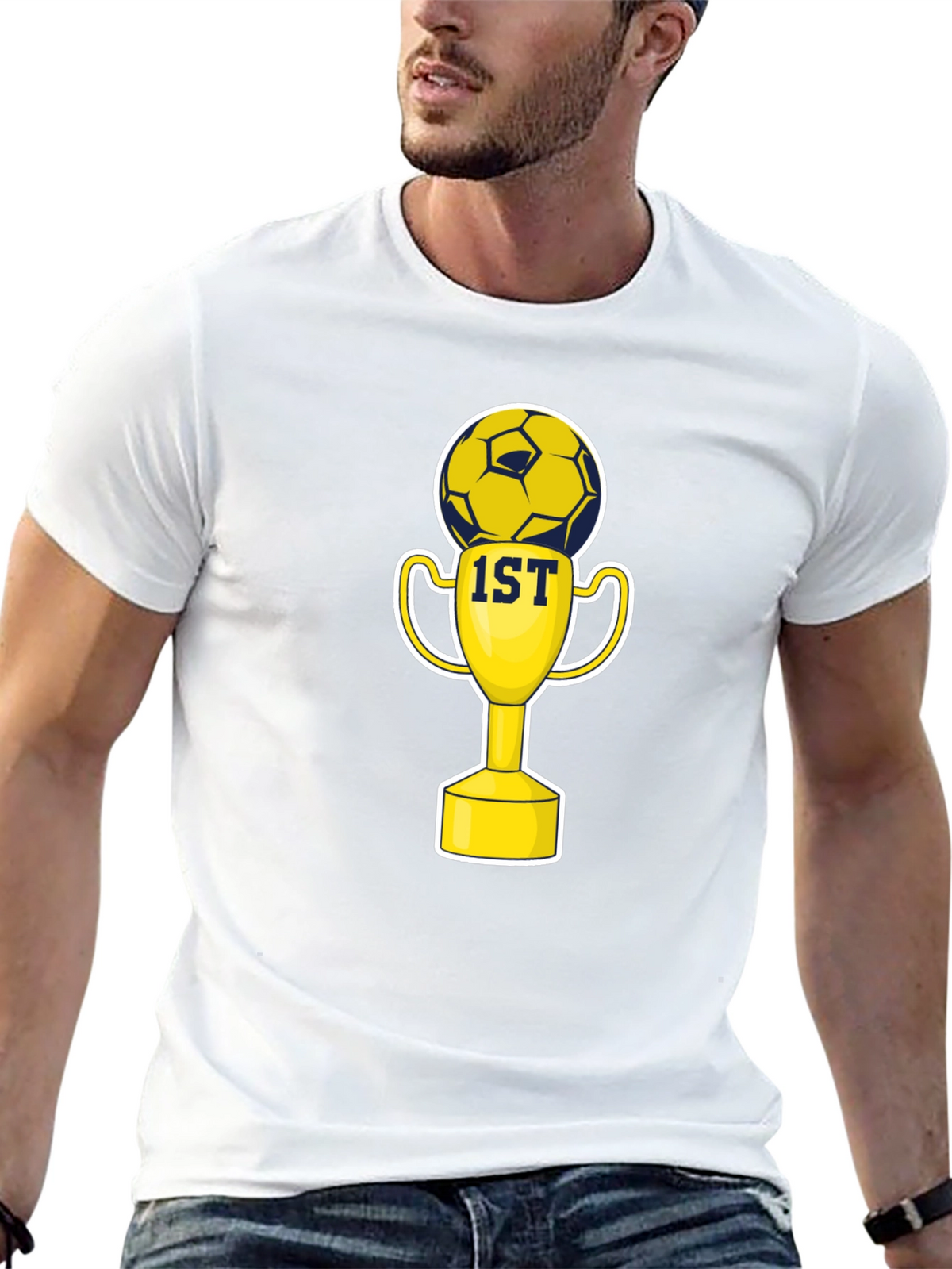 Soccer Champion T-Shirt - 1st Place Trophy Design