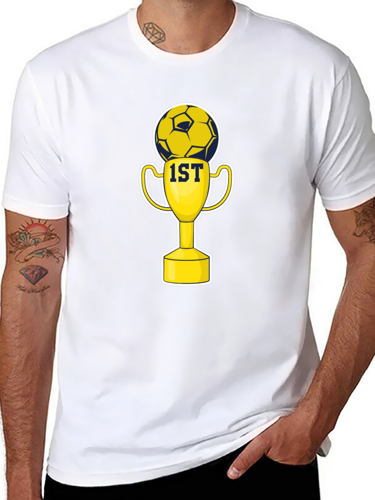 Soccer Champion T-Shirt - 1st Place Trophy Design