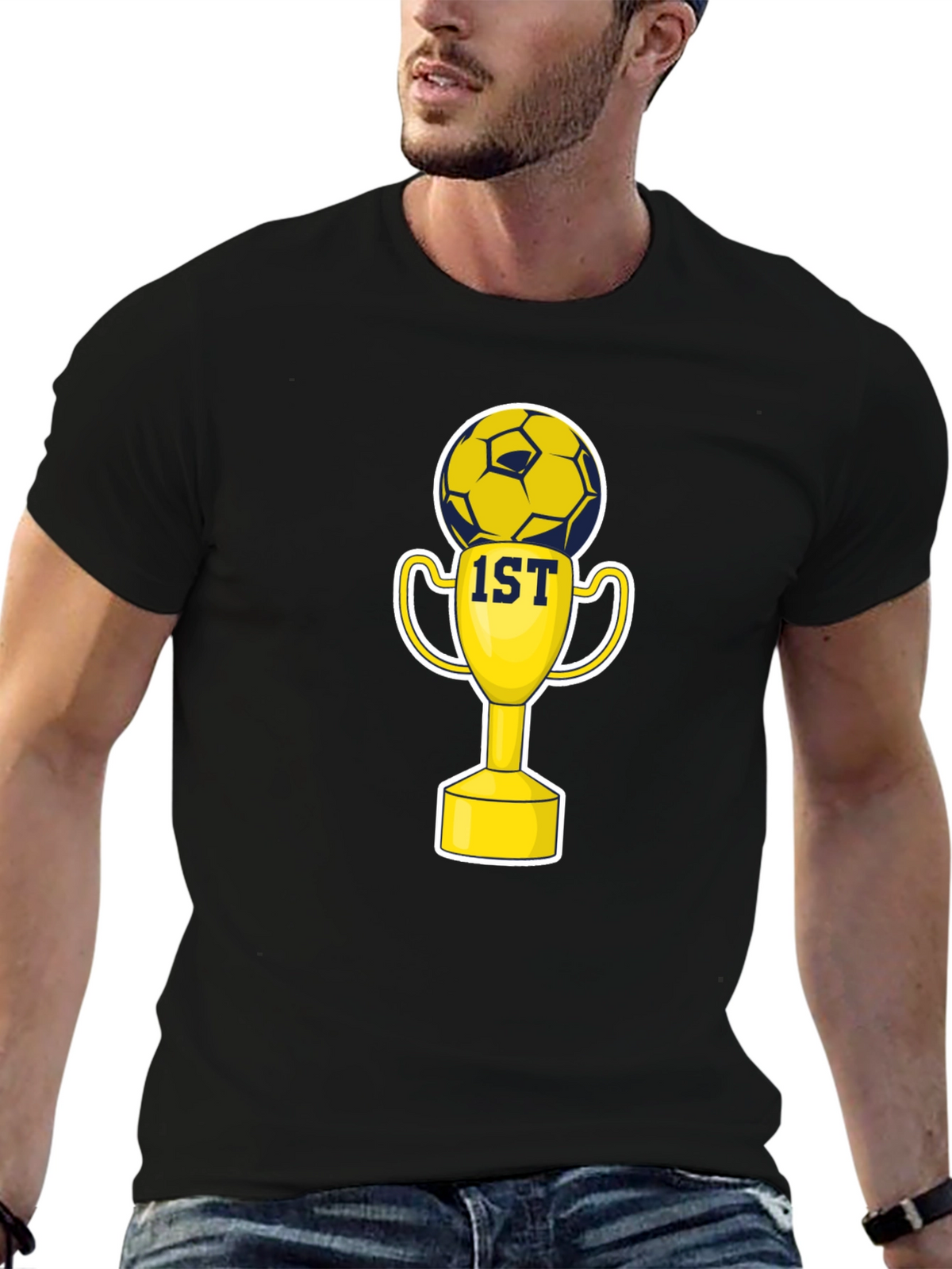 Soccer Champion T-Shirt - 1st Place Trophy Design