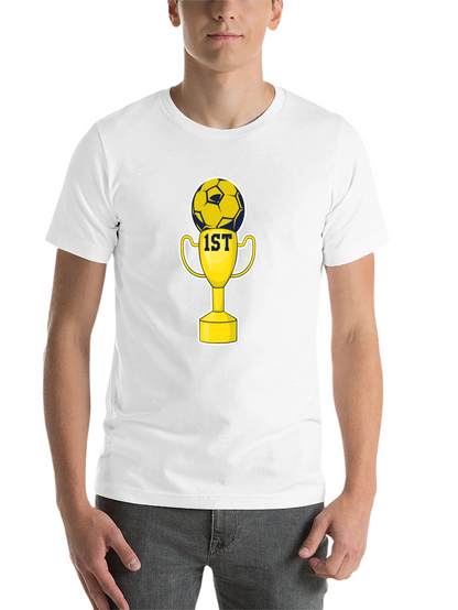 Soccer Champion T-Shirt - 1st Place Trophy Design