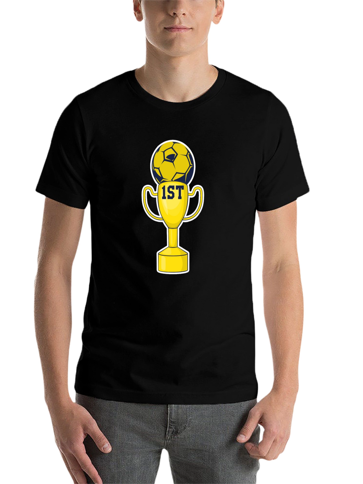 Soccer Champion T-Shirt - 1st Place Trophy Design