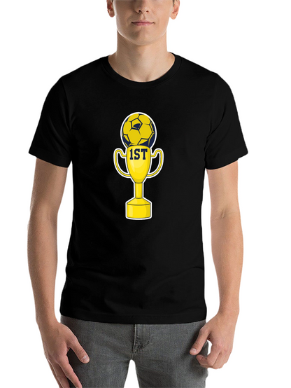 Soccer Champion T-Shirt - 1st Place Trophy Design