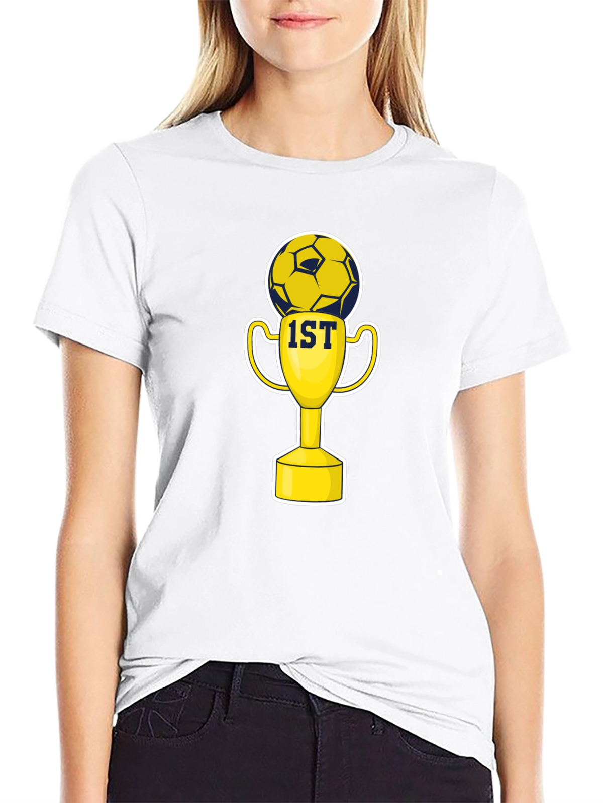 Soccer Champion T-Shirt - 1st Place Trophy Design