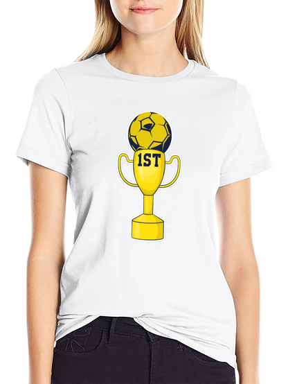 Soccer Champion T-Shirt - 1st Place Trophy Design