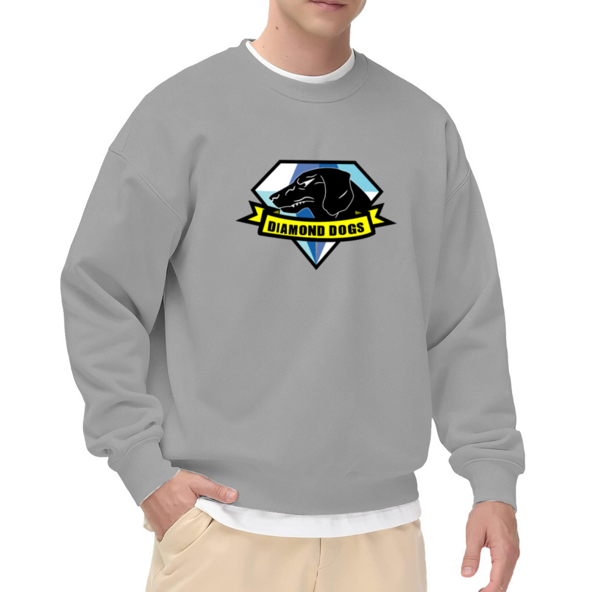 Metal Gear Solid Diamond Dogs Logo Crewneck Sweatshirt