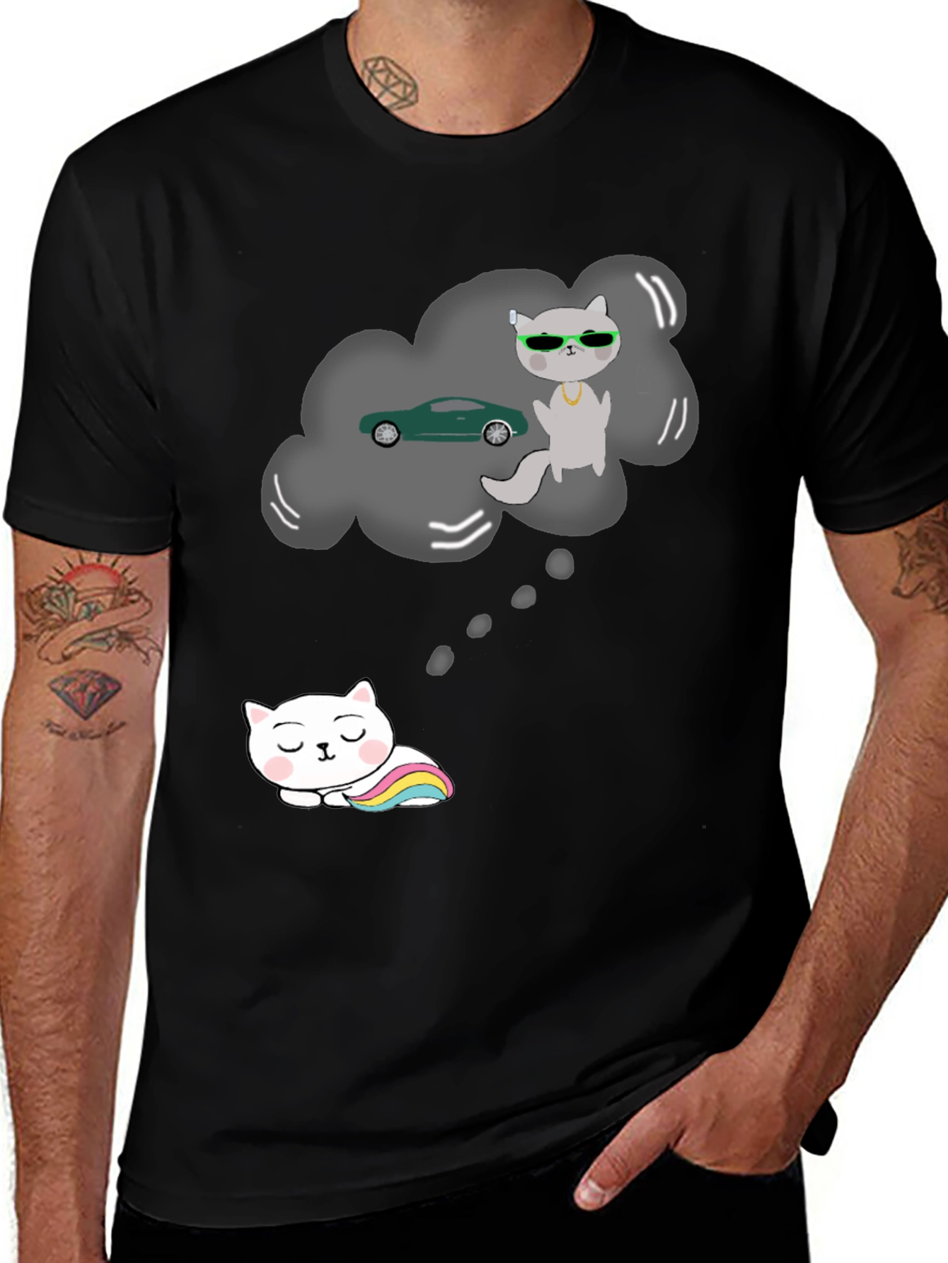 Dreaming Cat T-Shirt