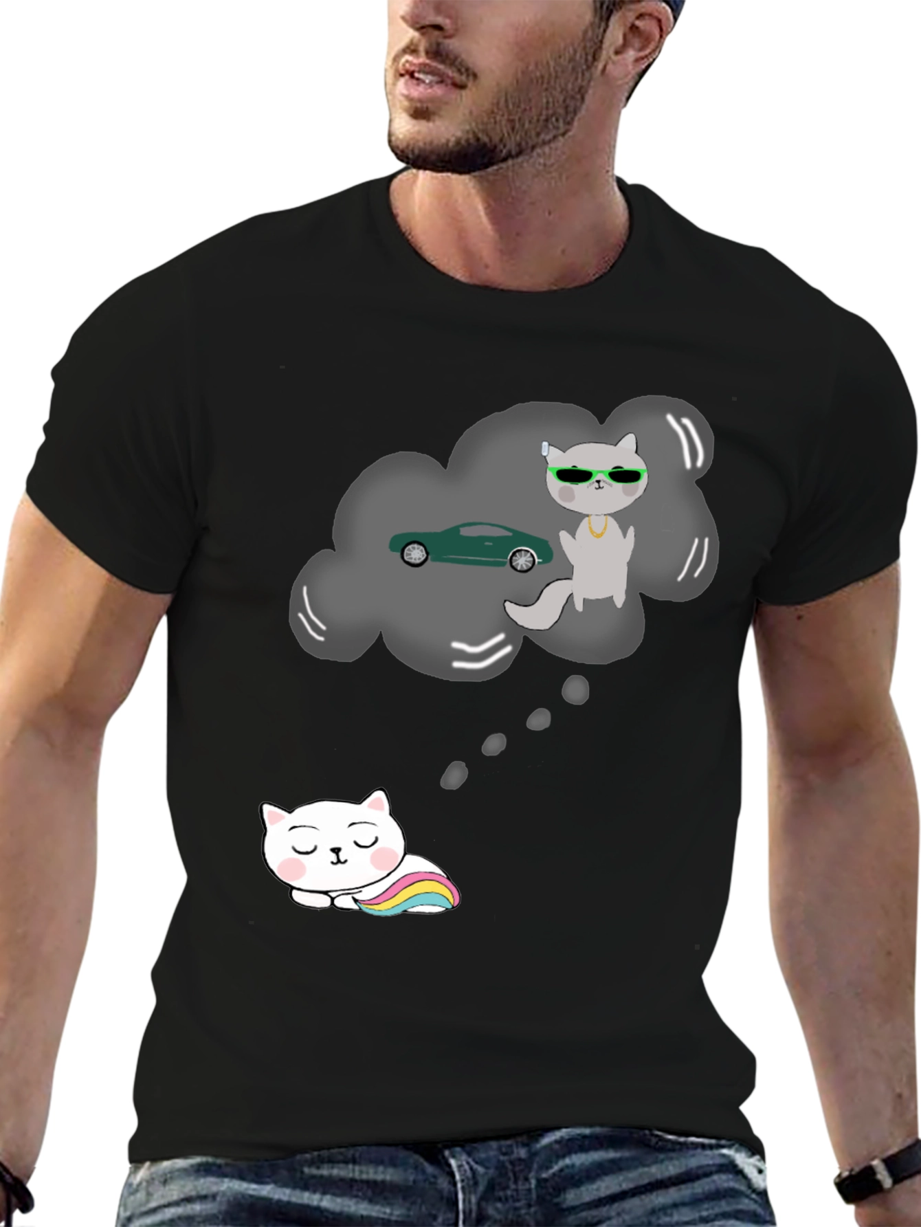 Dreaming Cat T-Shirt