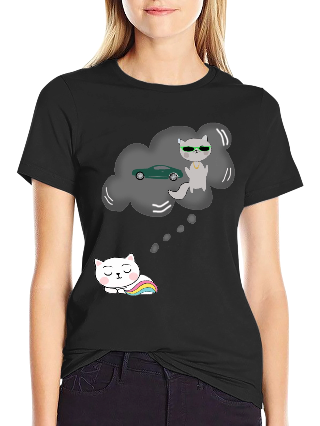 Dreaming Cat T-Shirt
