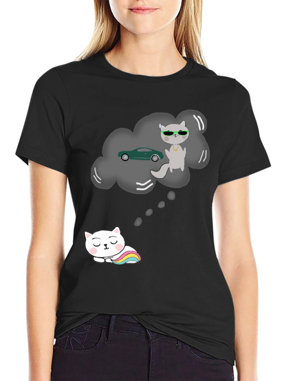 Dreaming Cat T-Shirt