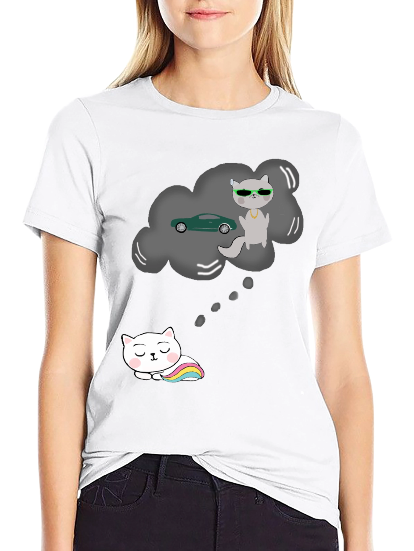 Dreaming Cat T-Shirt
