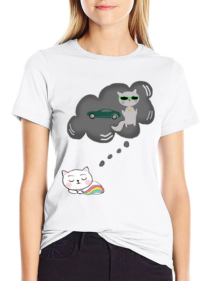 Dreaming Cat T-Shirt