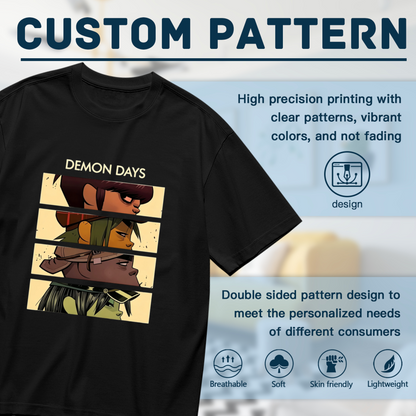 Demon Days Gorillaz Classic Album Fan T-Shirt