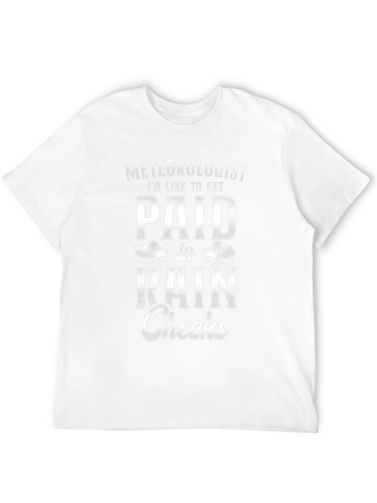 Meteorologist Rain Checks Graphic T-Shirt