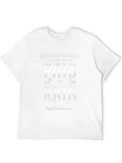 Meteorologist Rain Checks Graphic T-Shirt