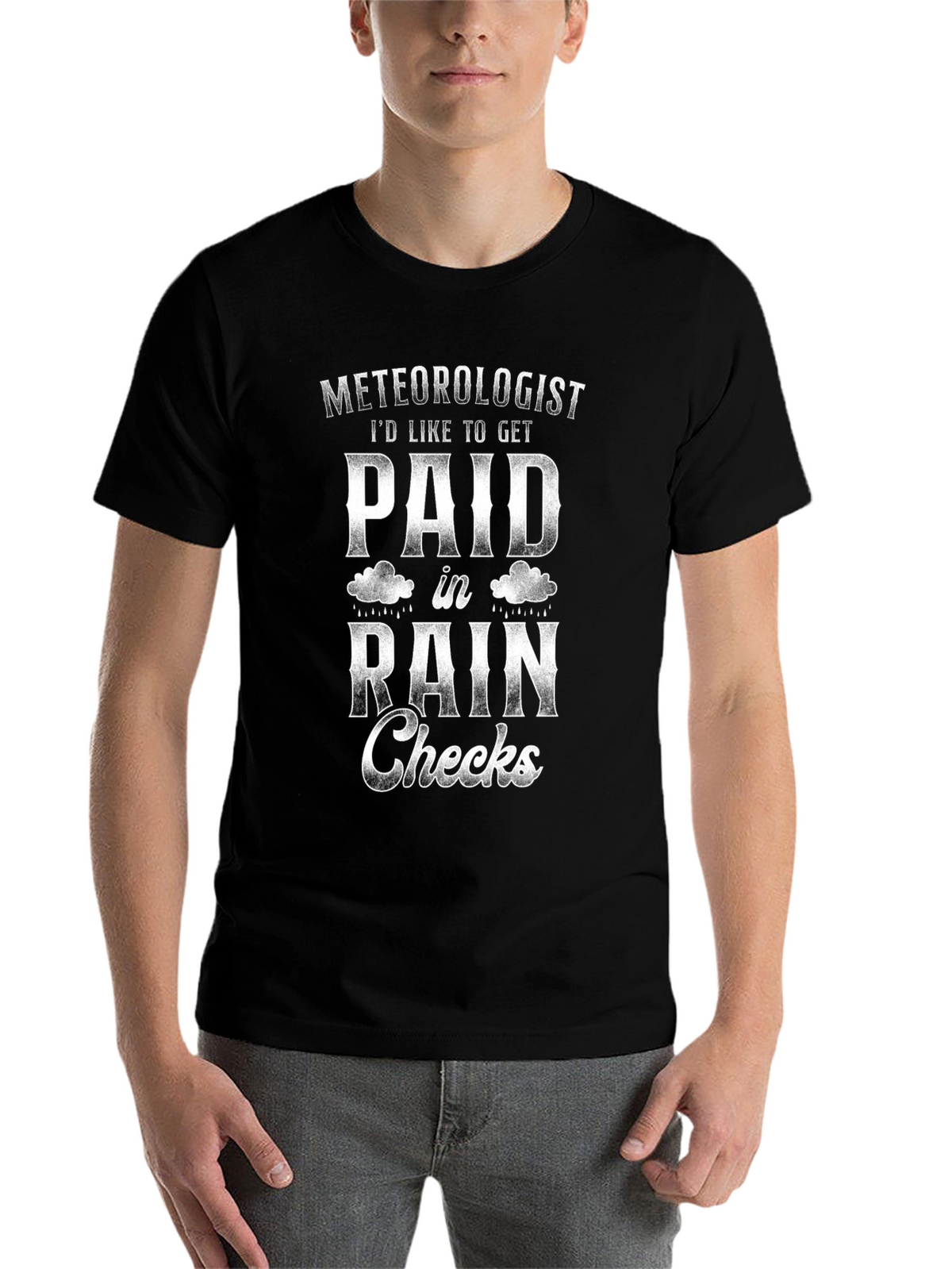 Meteorologist Rain Checks Graphic T-Shirt