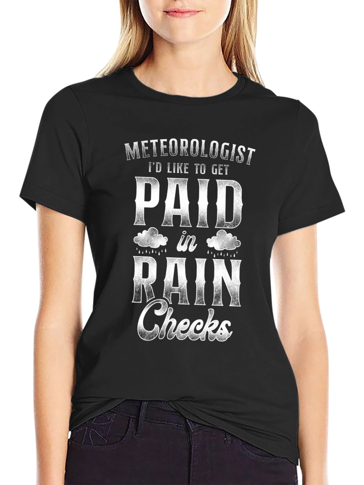 Meteorologist Rain Checks Graphic T-Shirt