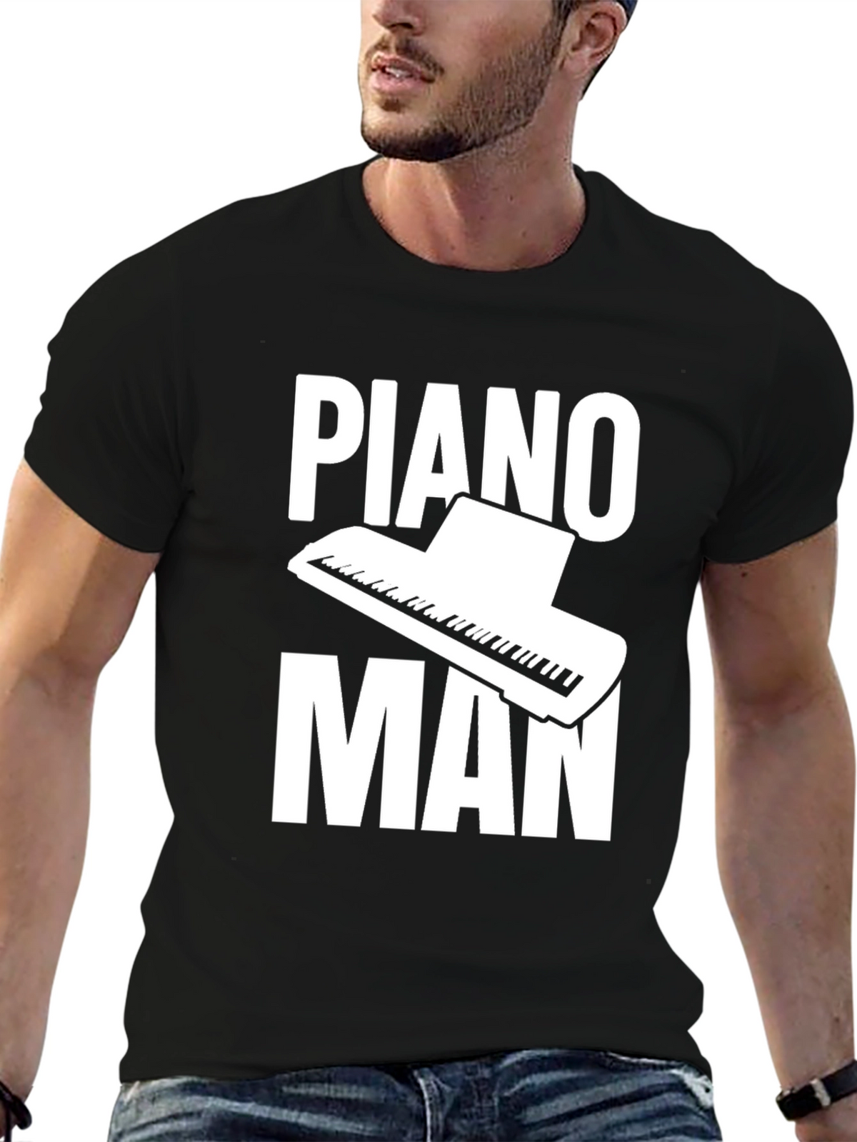 Piano Man T-Shirt - Musician Graphic Tee