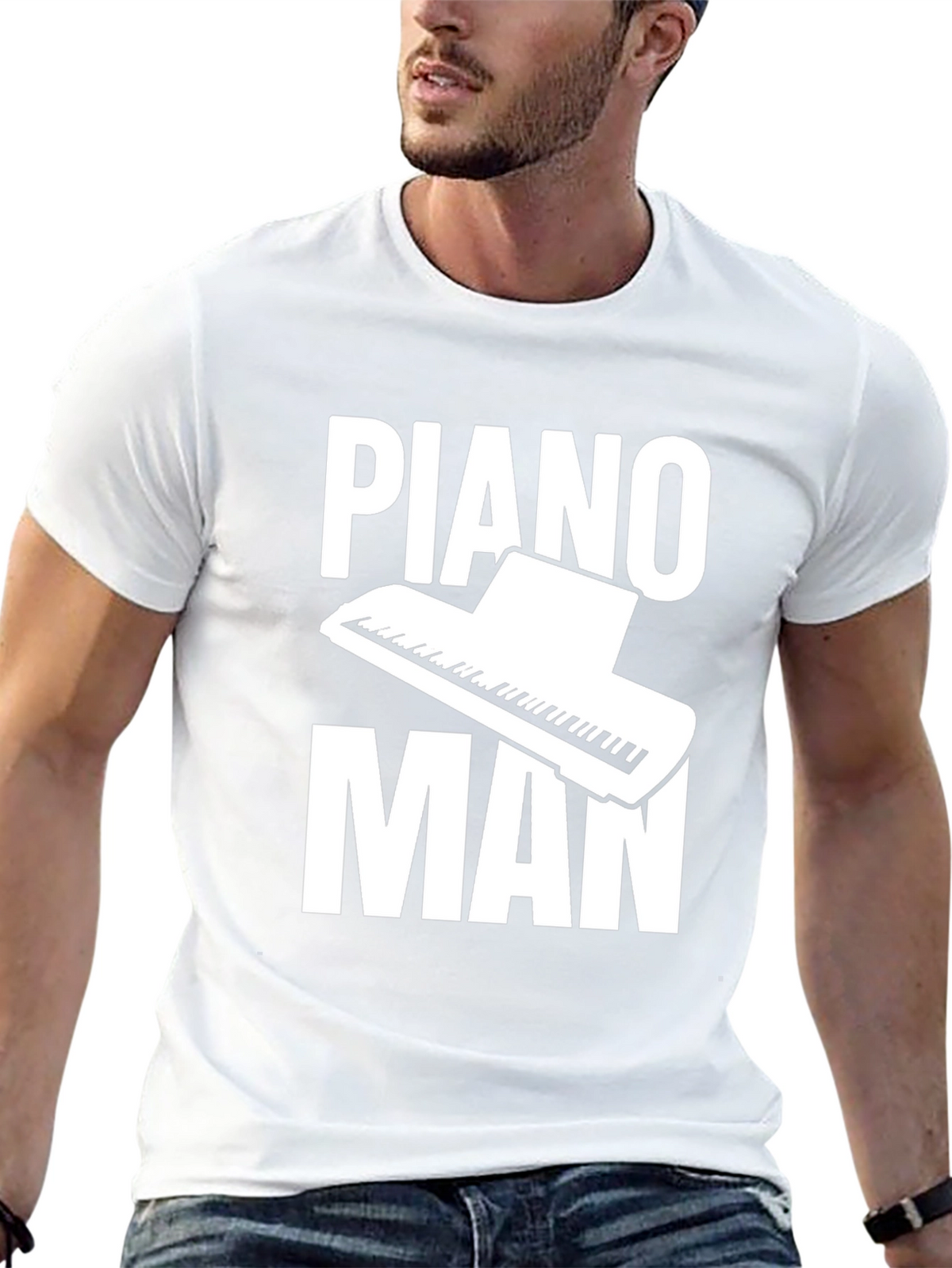 Piano Man T-Shirt - Musician Graphic Tee