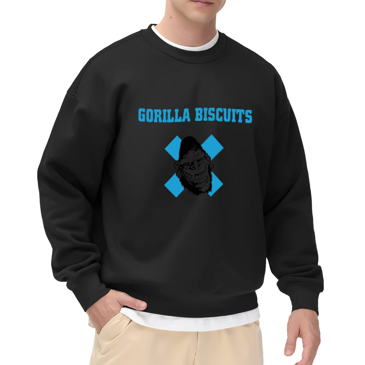 Retro Gorilla Biscuits Band Punk Rock Sweatshirt