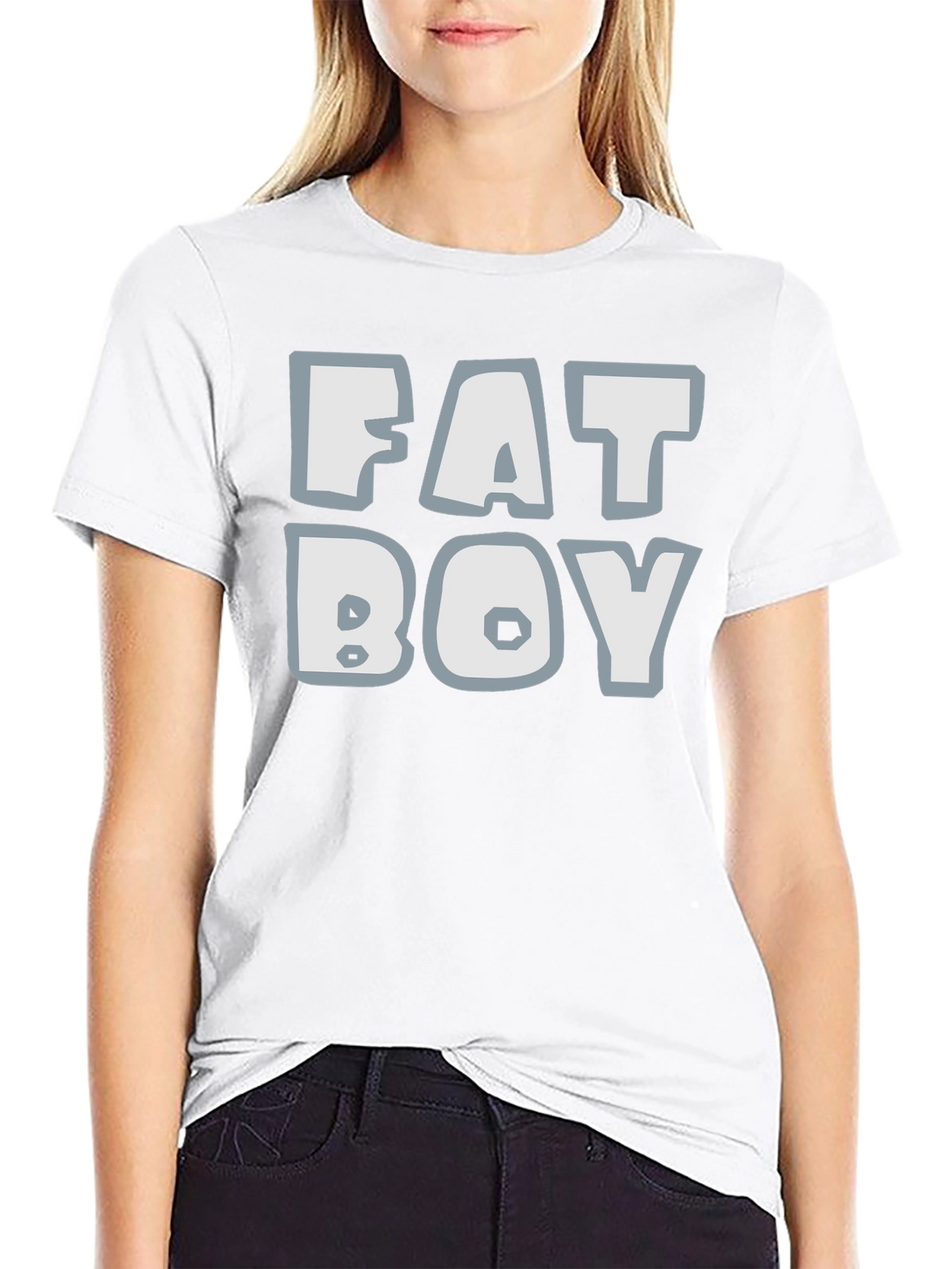 Fat Boy Graphic Tee - Bold Statement Shirt