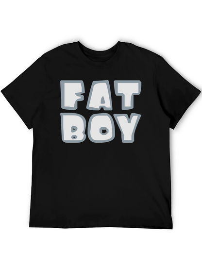 Fat Boy Graphic Tee - Bold Statement Shirt