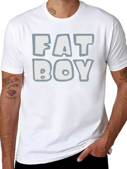 Fat Boy Graphic Tee - Bold Statement Shirt