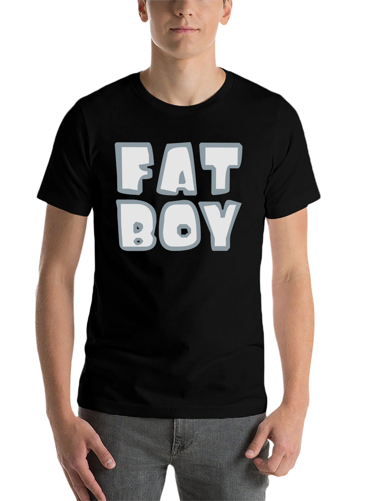 Fat Boy Graphic Tee - Bold Statement Shirt