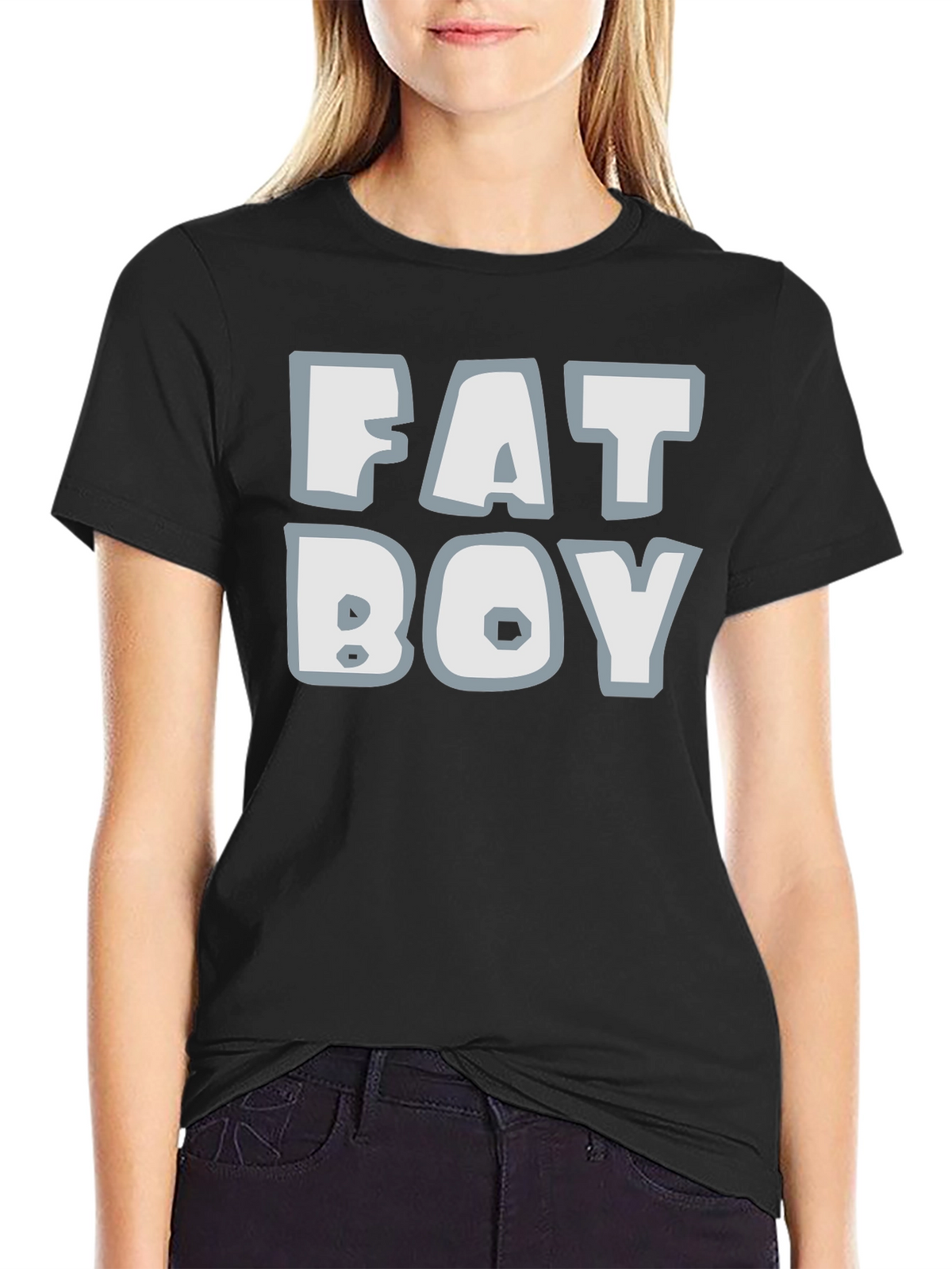 Fat Boy Graphic Tee - Bold Statement Shirt