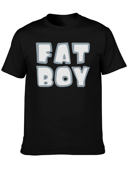 Fat Boy Graphic Tee - Bold Statement Shirt