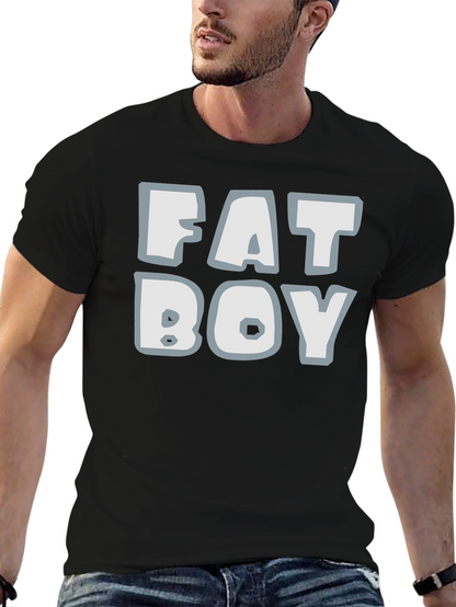 Fat Boy Graphic Tee - Bold Statement Shirt