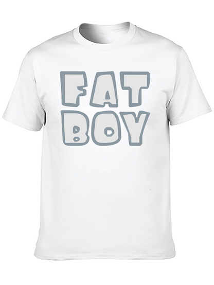 Fat Boy Graphic Tee - Bold Statement Shirt
