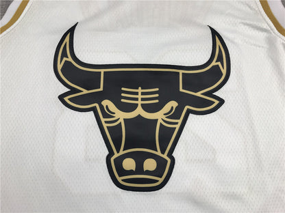 Men's Chicago Bulls Michael Jordan #23 White Classics Swingman Player Jerseys