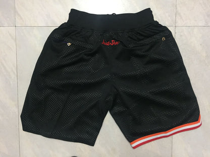 Men's Miami Heat Black Basketball Shorts1