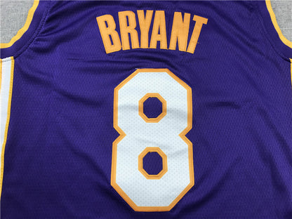 Men's Los Angeles Lakers Kobe Bryant Purple #8 Swingman Player Jerseys