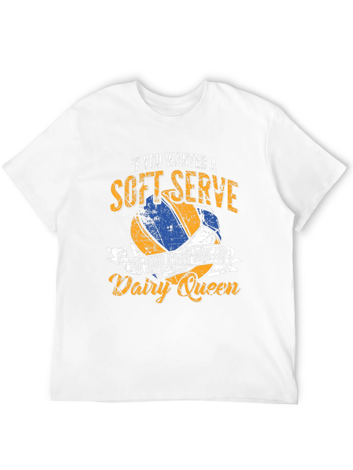 Soft Serve Volleyball T-Shirt - Dairy Queen Humor