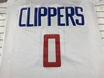 Men's LA Clippers Russell Westbrook Nike White 2022/23 Swingman Jerseys - Association Edition