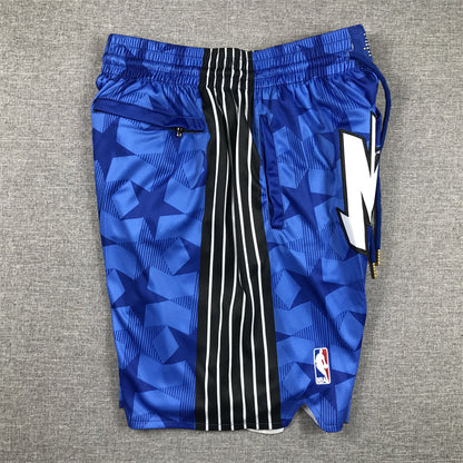 Men's Orlando Magic Blue 2023/24 Pocket Shorts1 Classic Edition